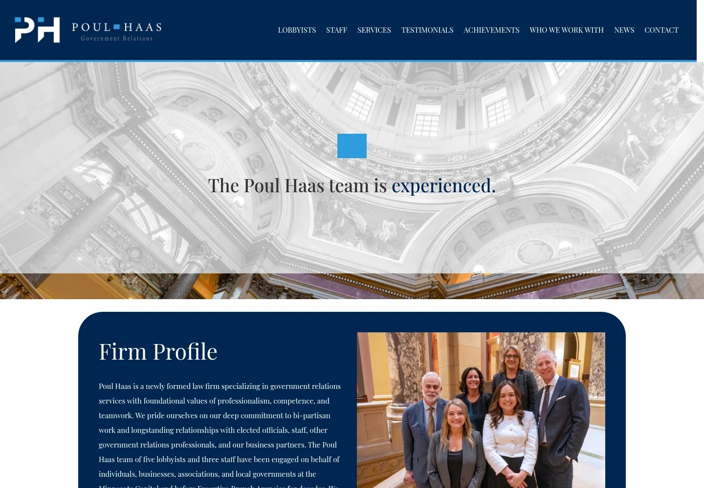 Homepage of Poul Haas
